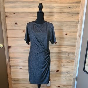 American Living Grey Mock Wrap Dress Ladies Size 10